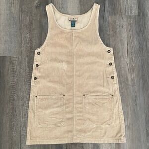 Vintage Express Corduroy Jumper Dress Medium